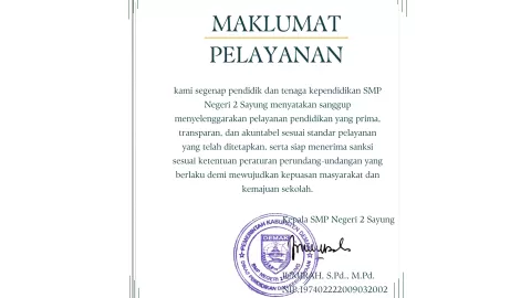 MAKLUMAT PELAYANAN